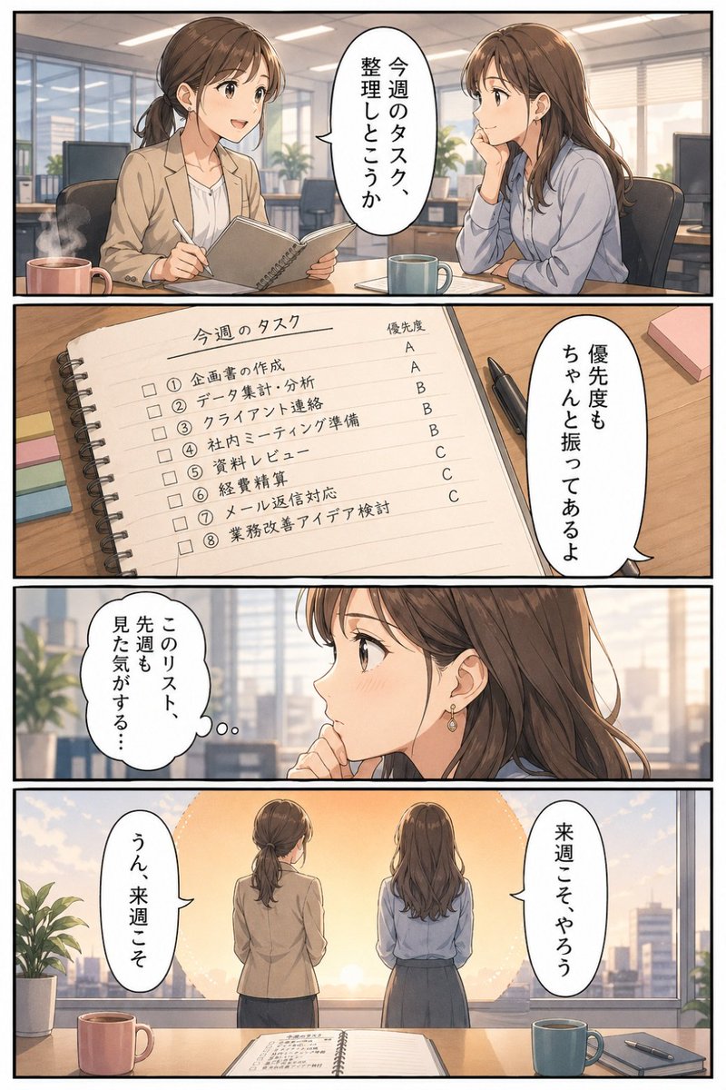 Business Office Manga Task Comic preview image