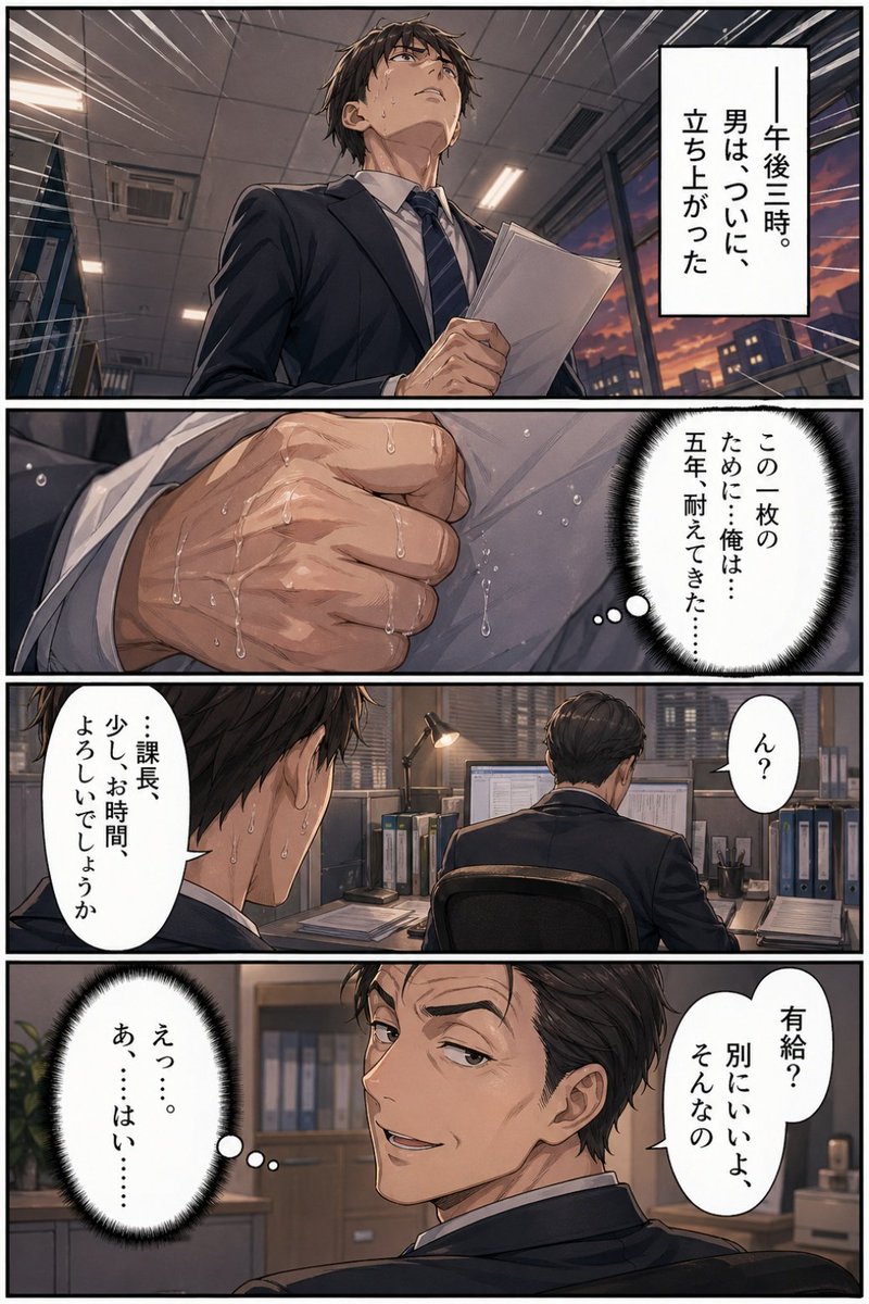 Business Office Manga Page preview image