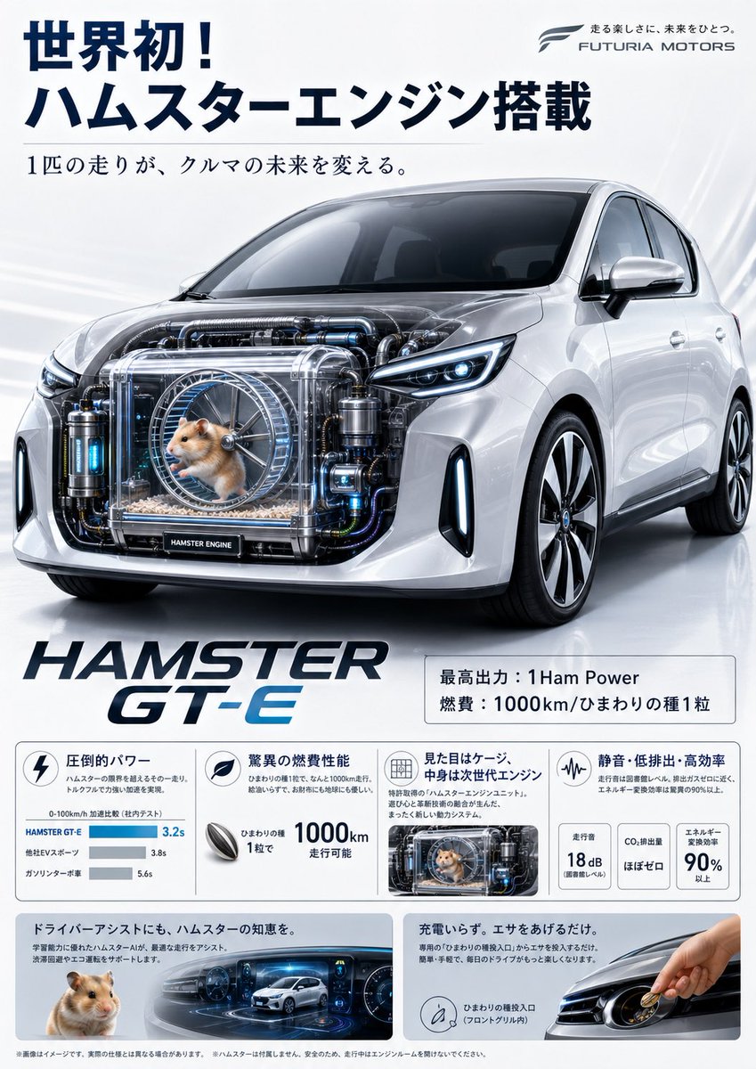 Fictional Hamster Engine Car Catalog preview image
