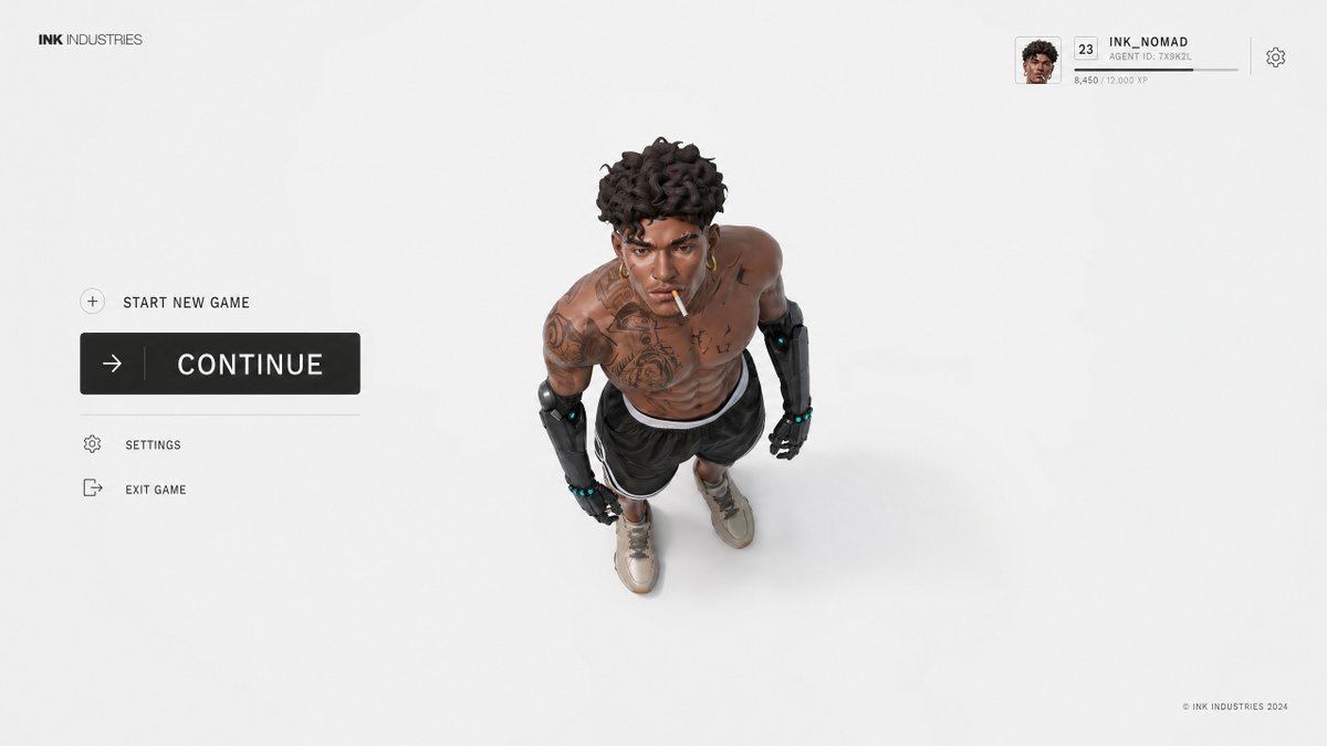 Video Game Lobby Interface Prompt preview image