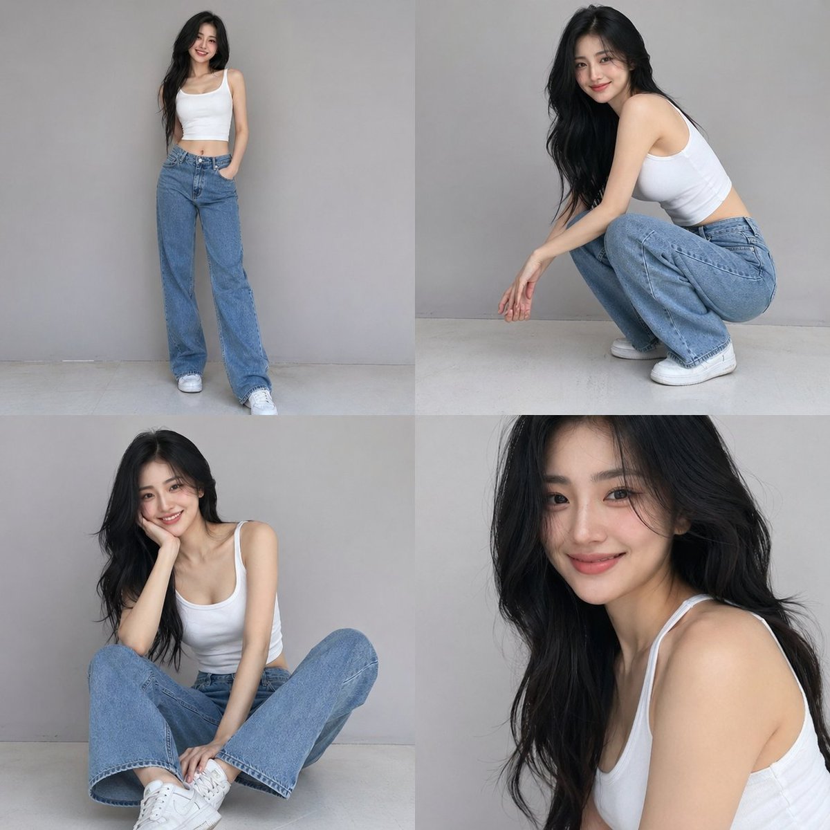 Casual Fashion Grid Photoshoot preview image