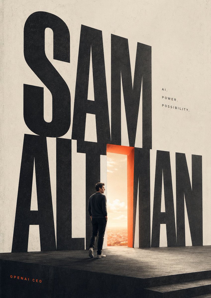 Cinematic Typography Poster preview image