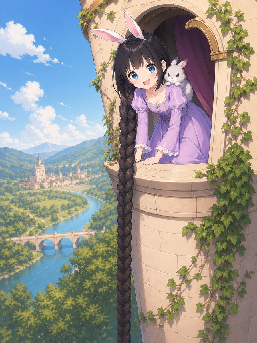 Anime Rapunzel Tower Scene preview image