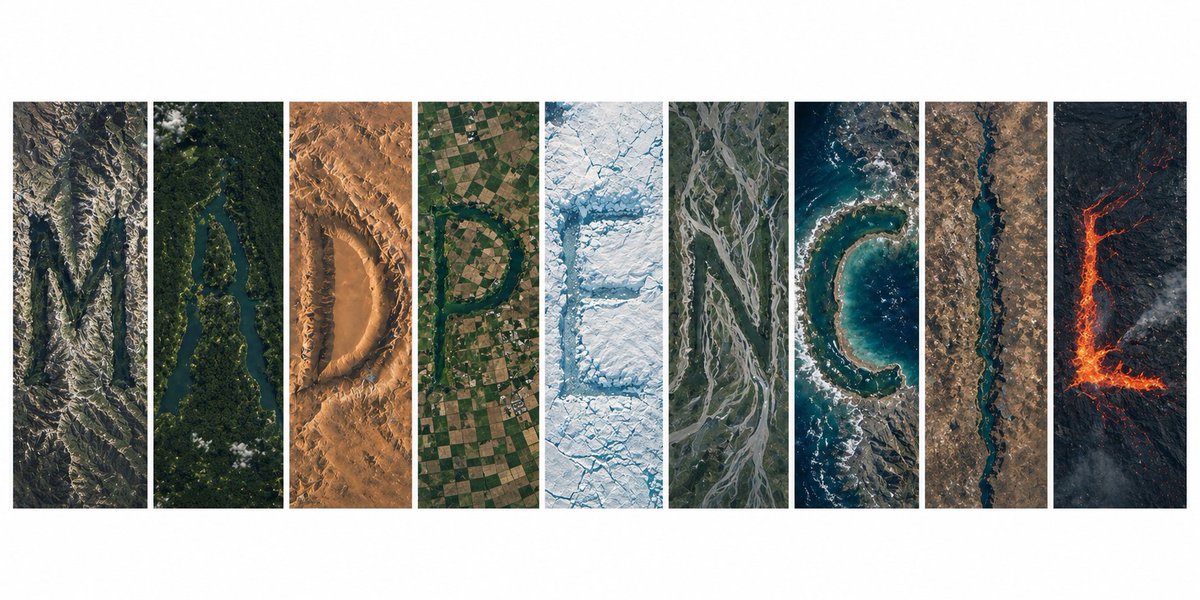 Topography Typography Satellite View preview image