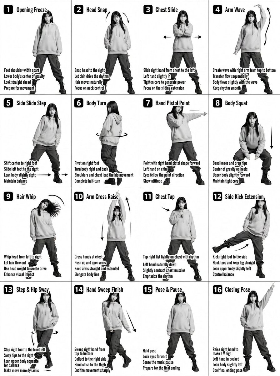 K-pop Dance Tutorial Poster Generator preview image
