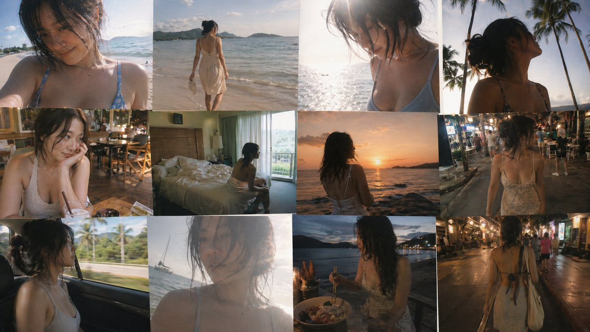 Travel Snapshot Collage Prompt preview image