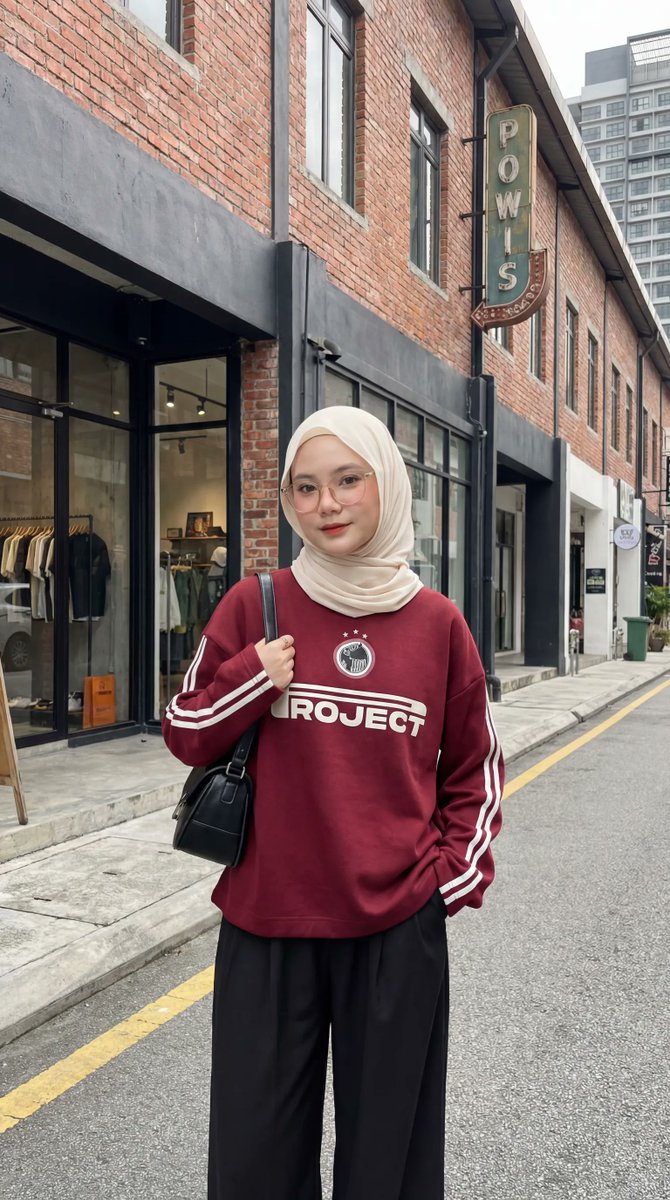 Urban Fashion Hijab Portrait preview image