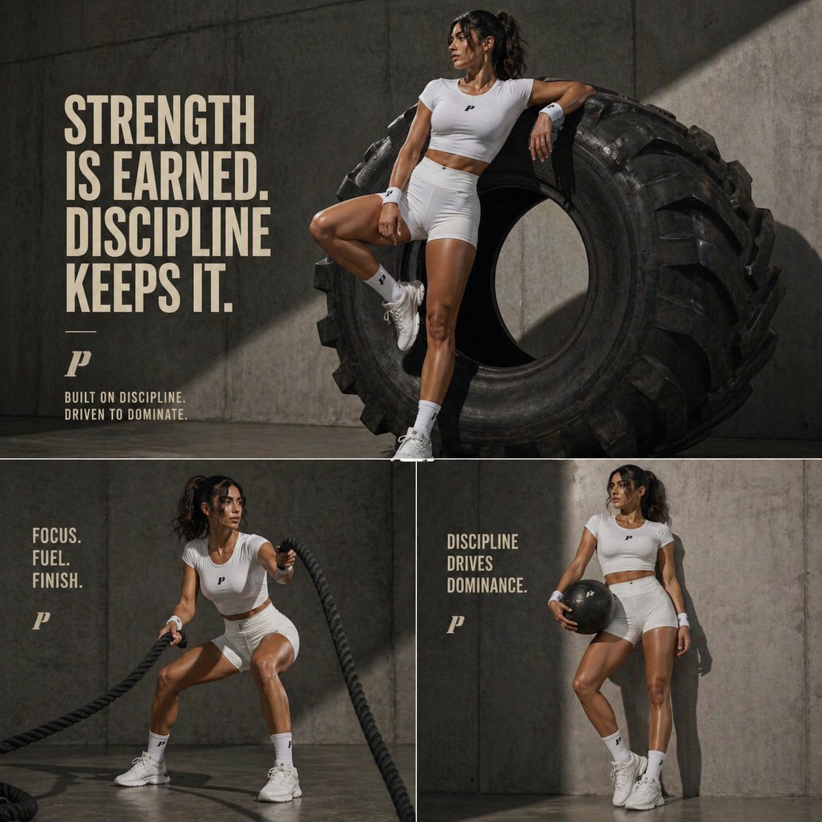 Luxury Fitness Editorial Layout preview image