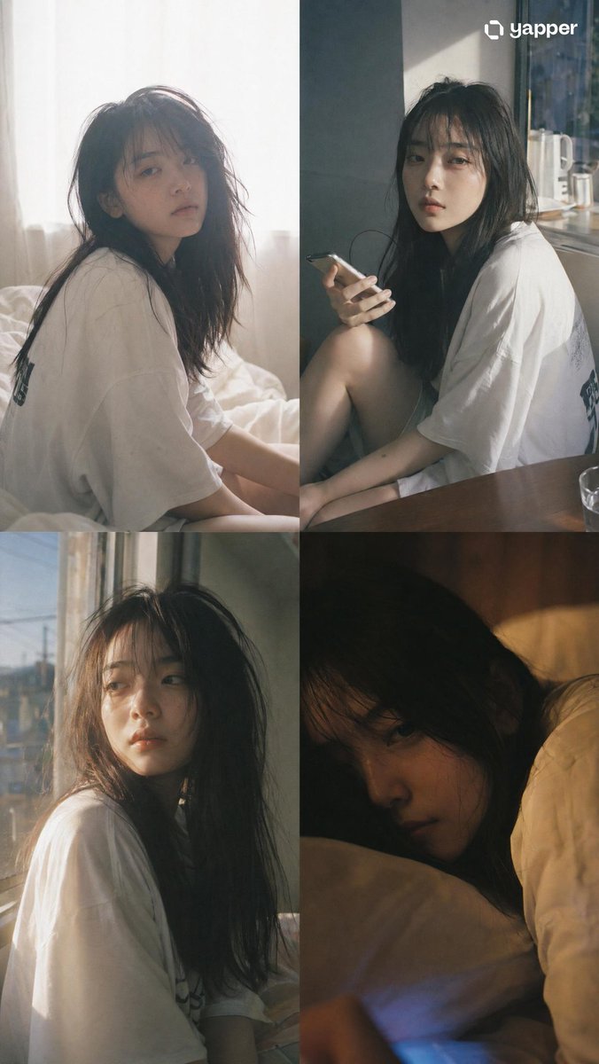 Japanese Film Aesthetic Portrait Grid preview image