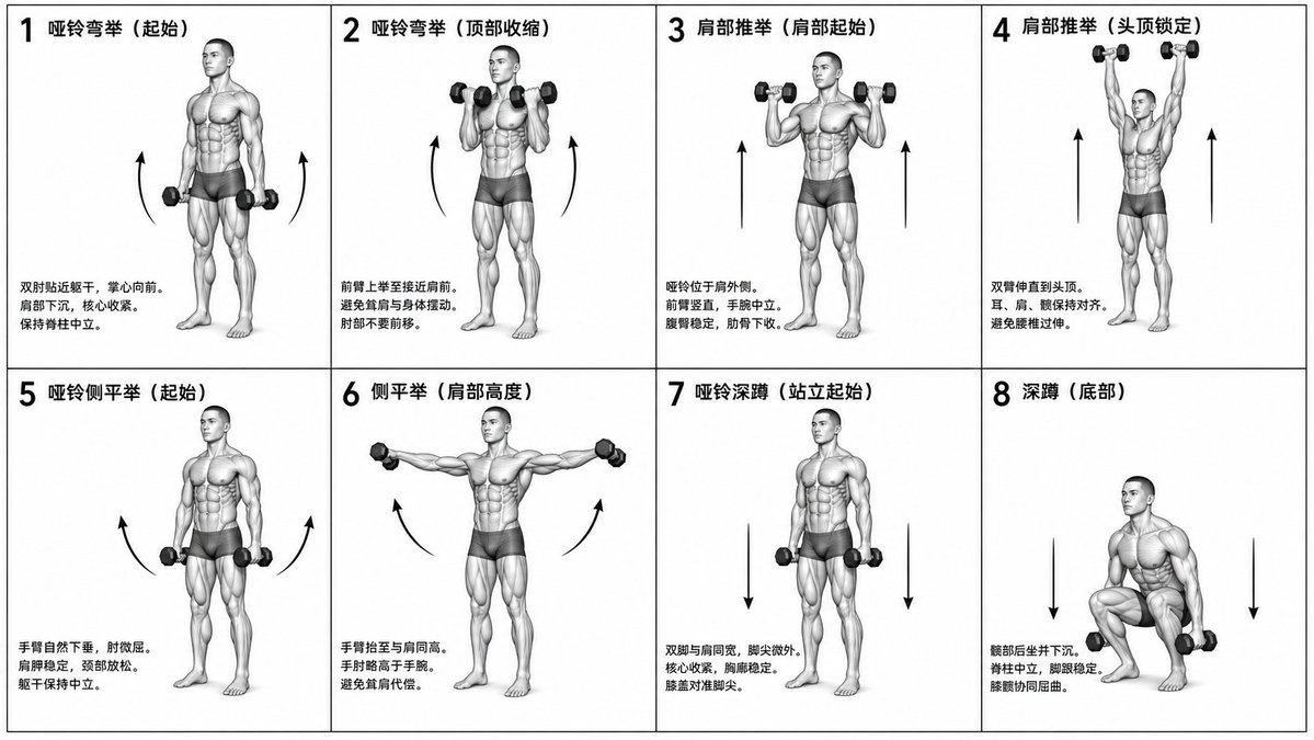 Biomechanical Fitness Instructional Chart preview image