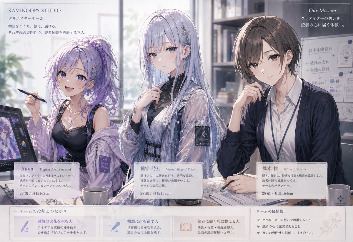 Anime Creative Team Studio Poster preview image