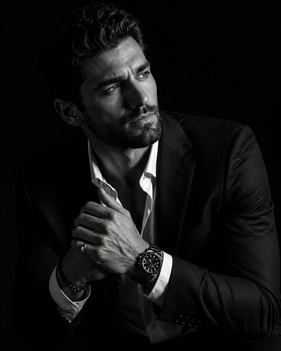Hyper-Realistic Chiaroscuro Portrait preview image