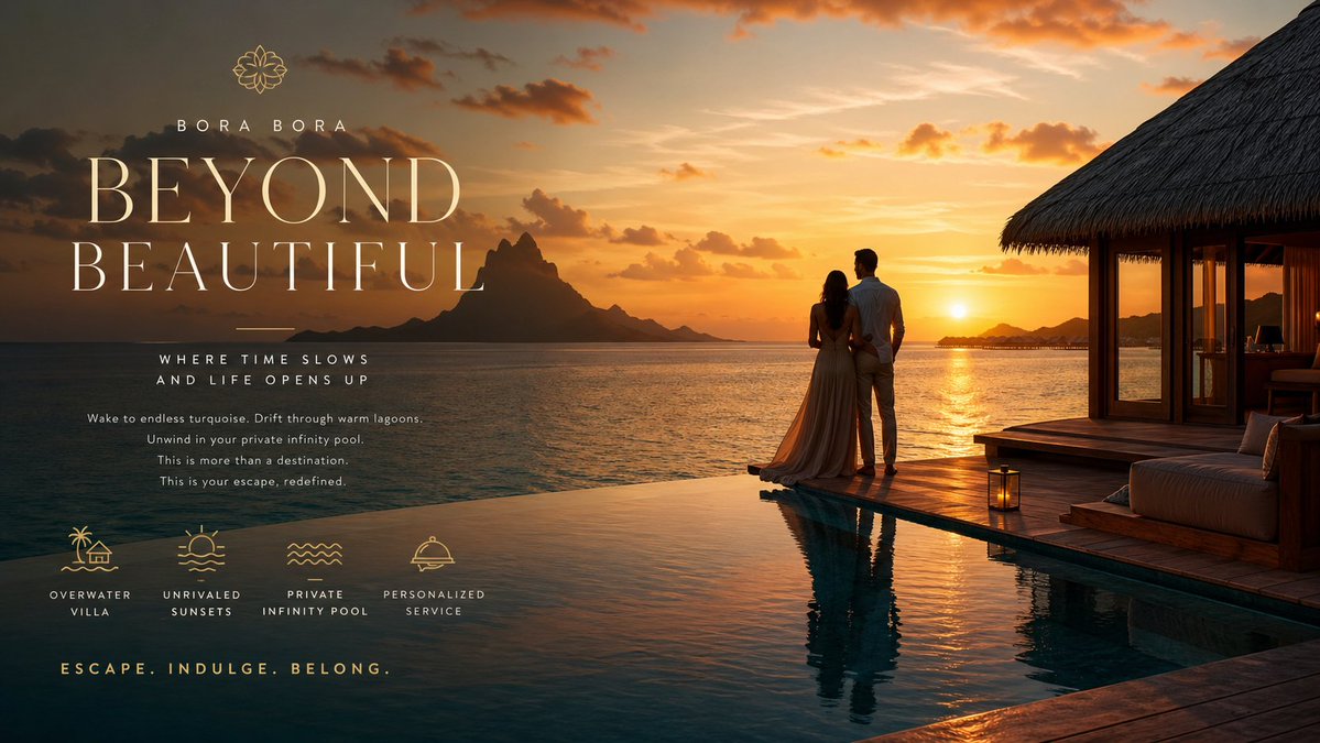 Luxury Resort Paradise Advertisement preview image