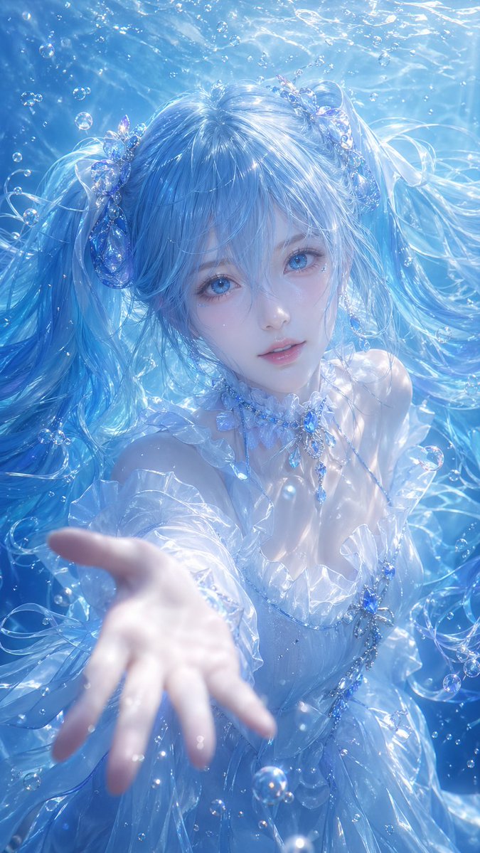 Underwater Fantasy CG Illustration preview image