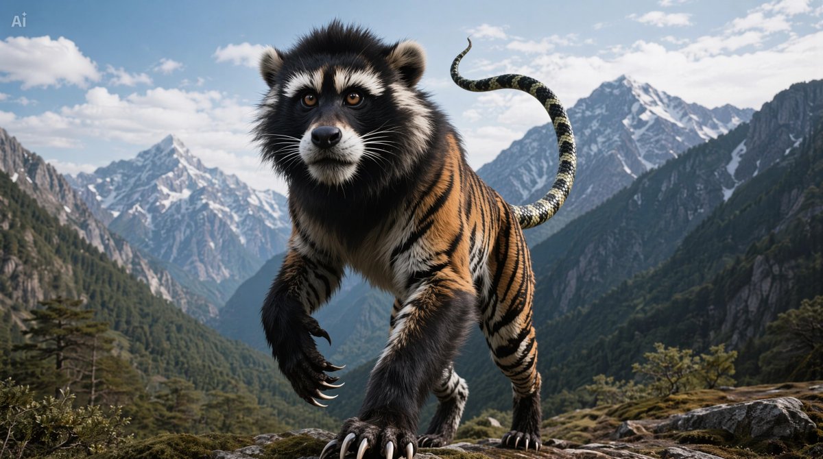 Photoreal Nue on Alpine Cliff preview image