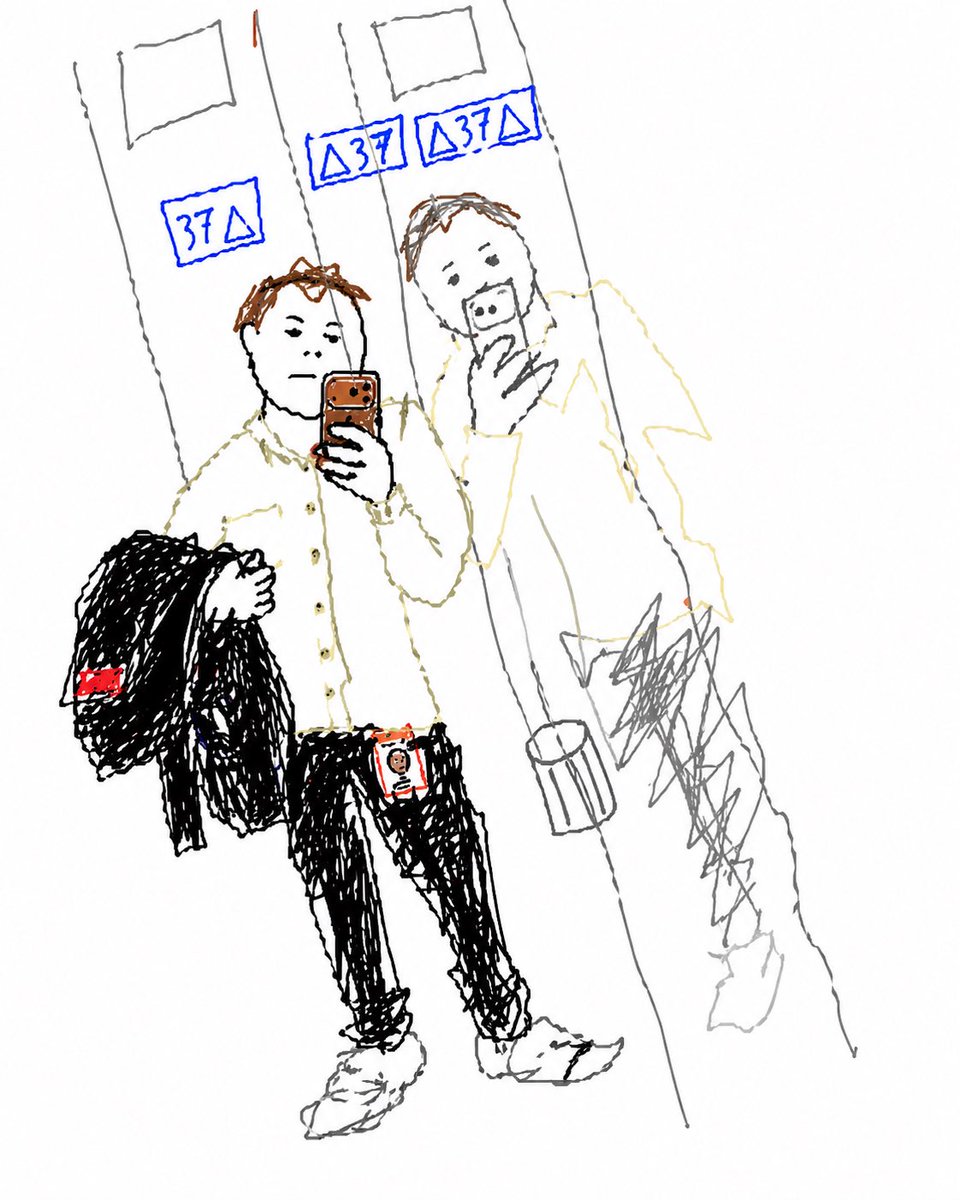 Turn Elevator Selfie Into Doodle preview image
