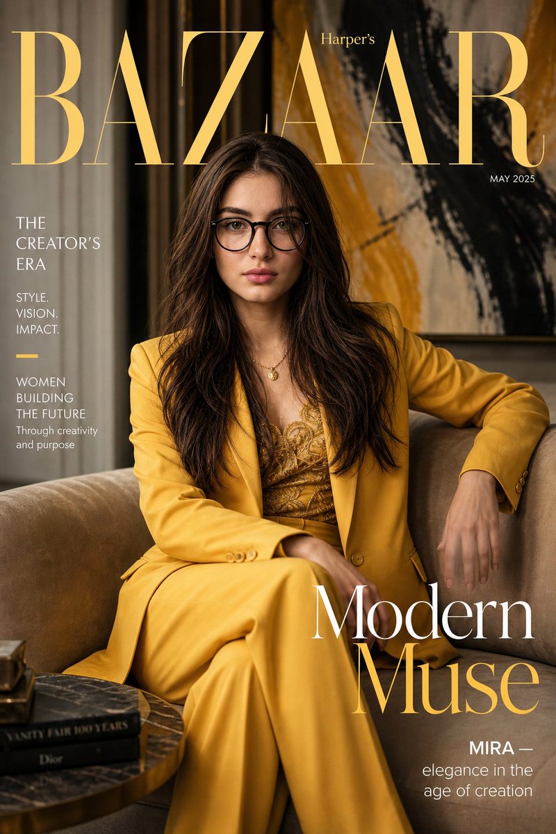 Harper’s Bazaar Magazine Cover preview image