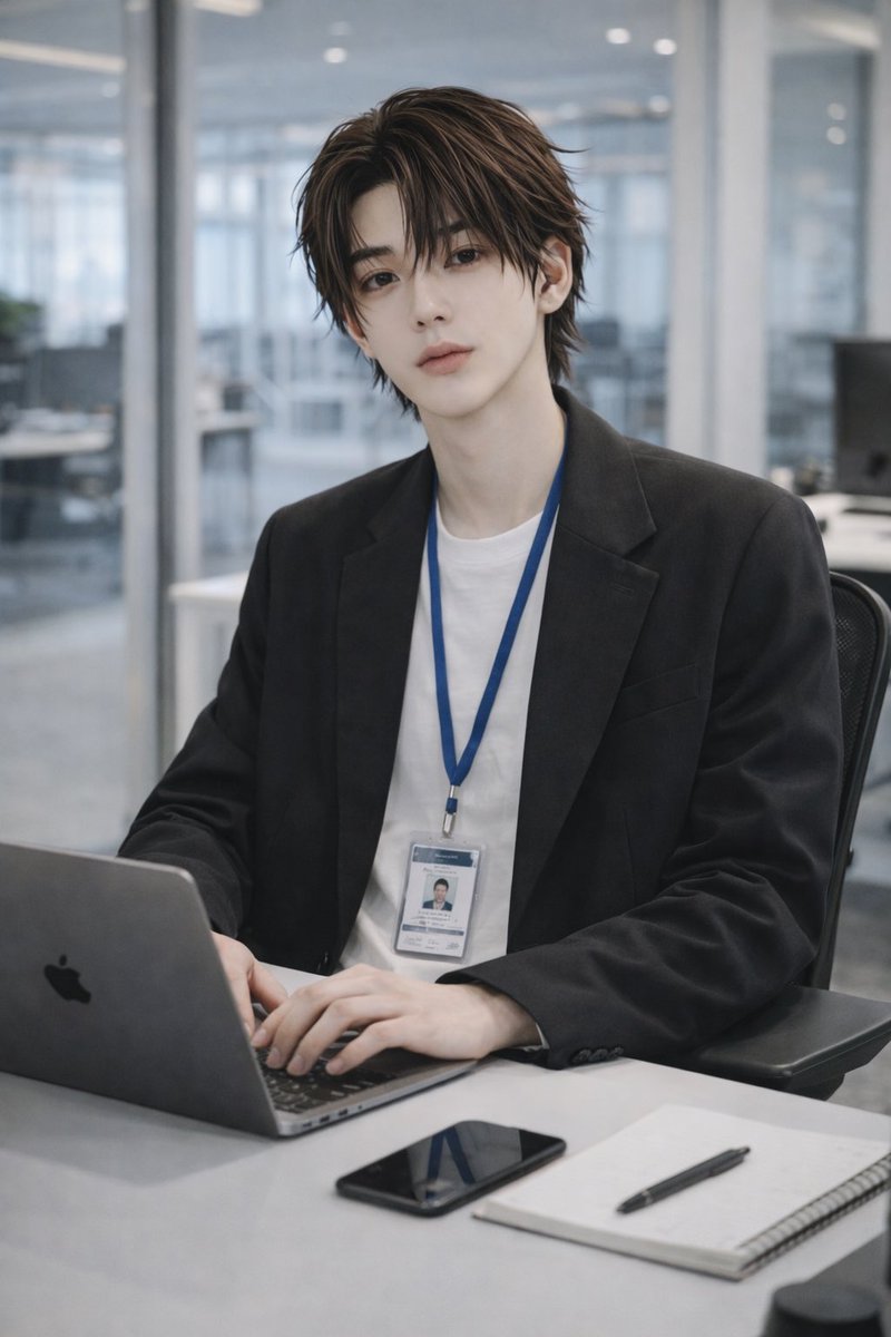 Stylish Office Worker Portrait preview image