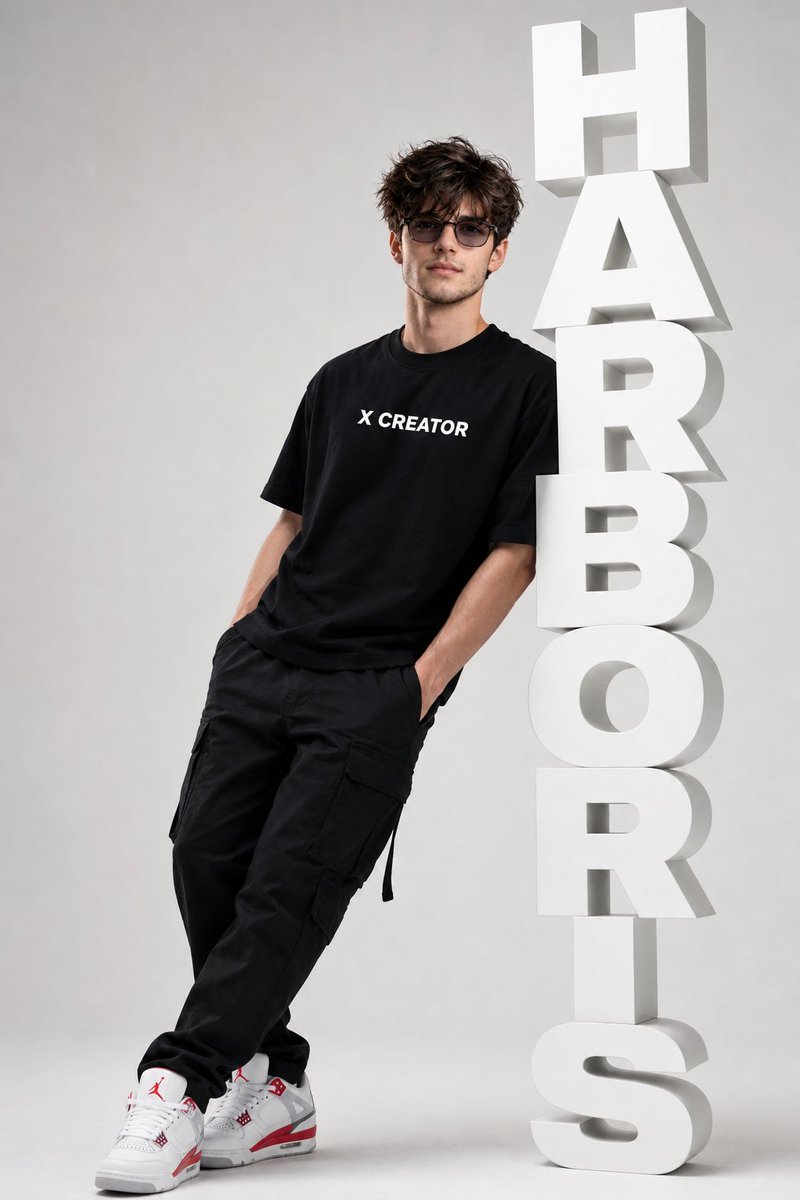 Minimalist Streetwear Typography Poster preview image