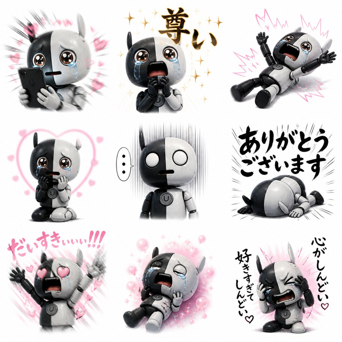 Fan Reaction Sticker Set preview image