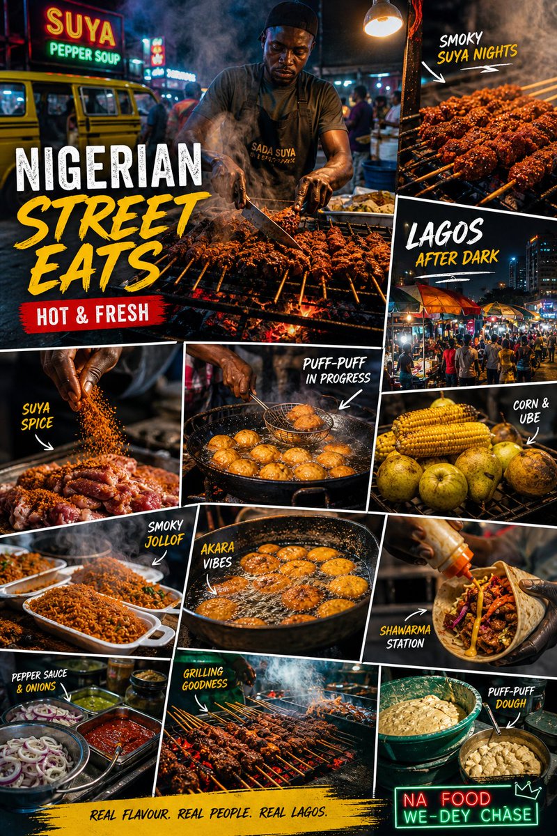 Nigerian Street Eats Collage preview image