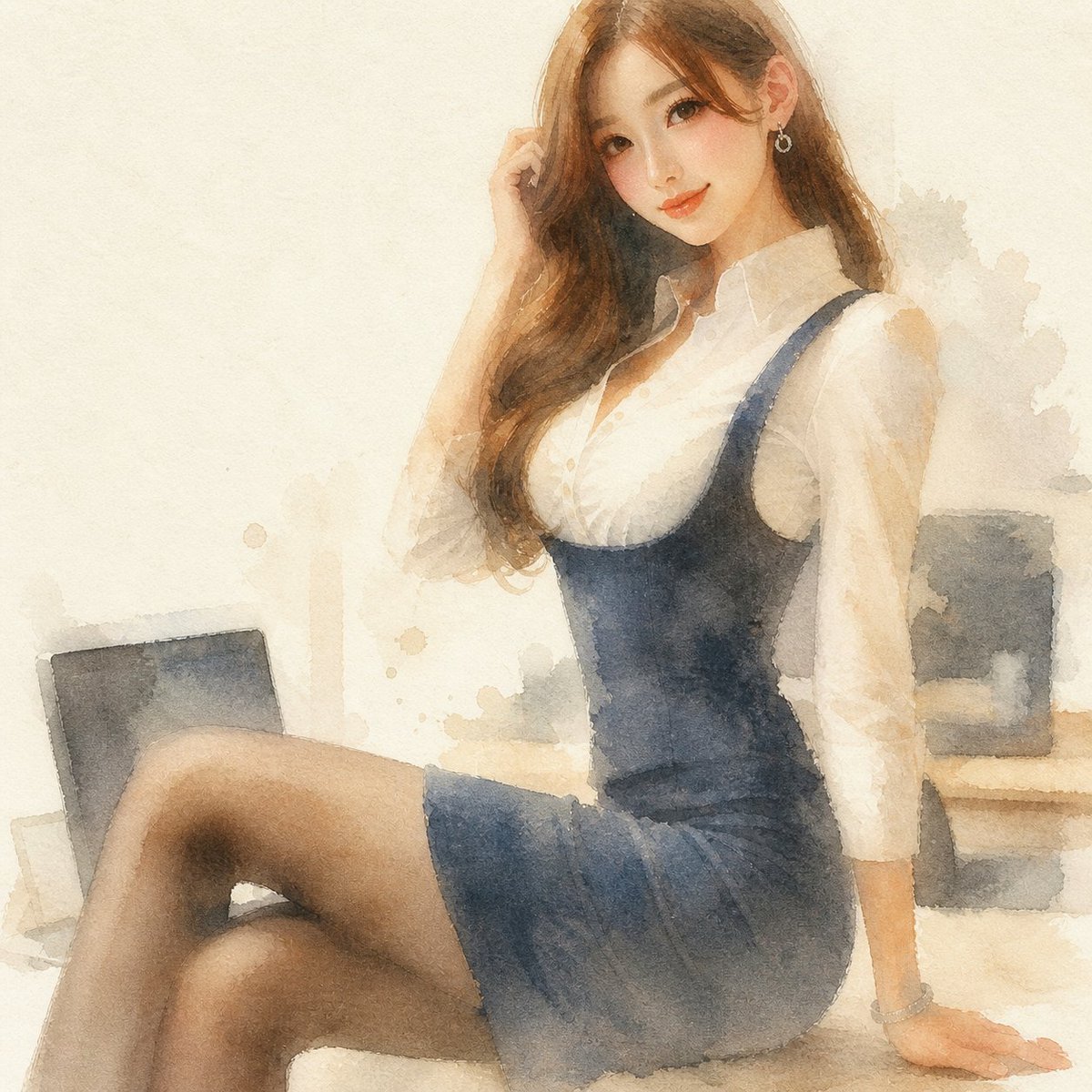 Reference Photo to Soft Watercolor preview image