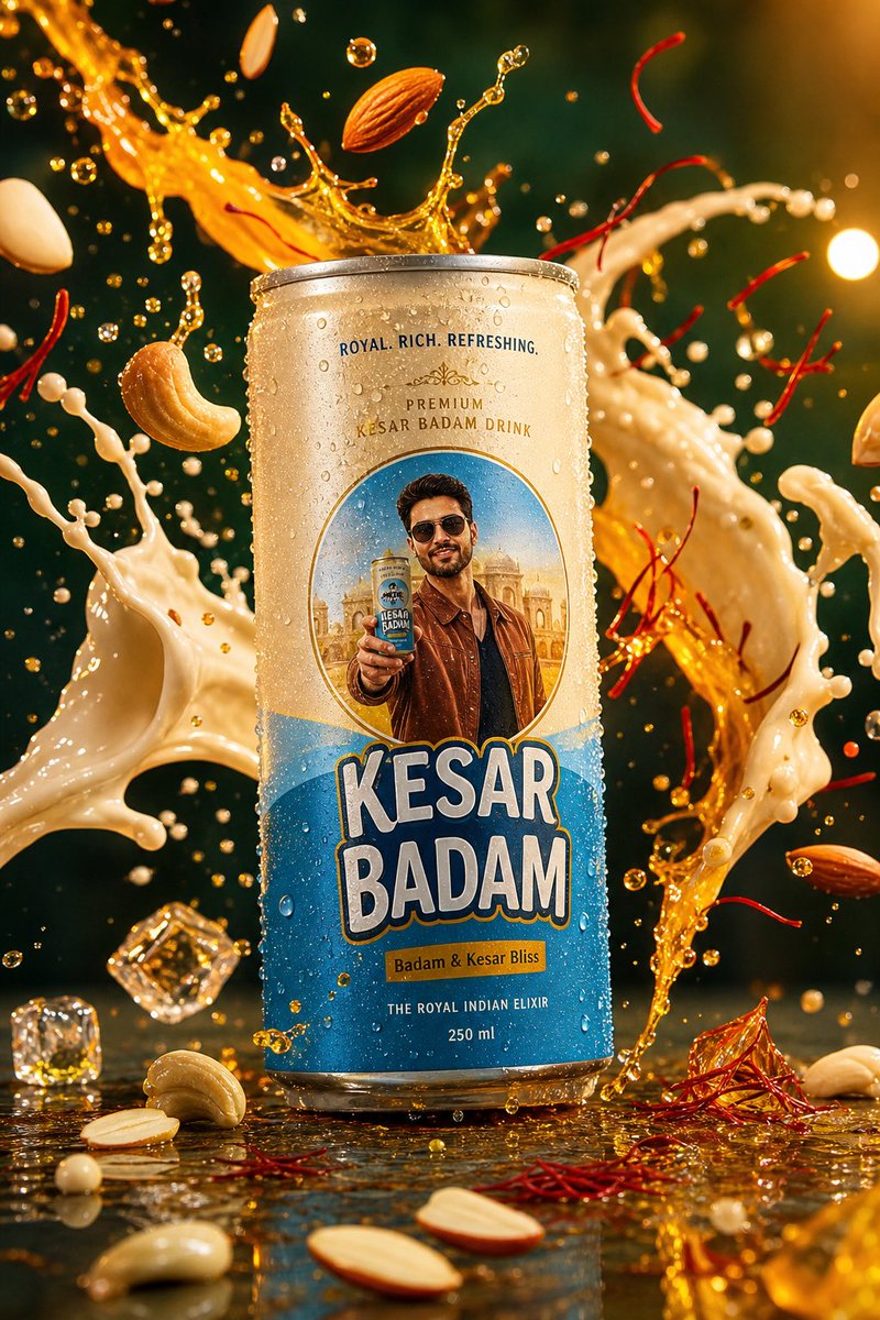 Kesar Badam Beverage Photography preview image