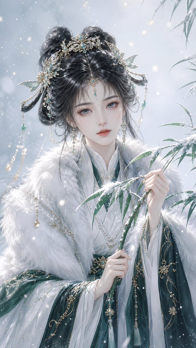 Elegant Oriental Fantasy Illustration preview image