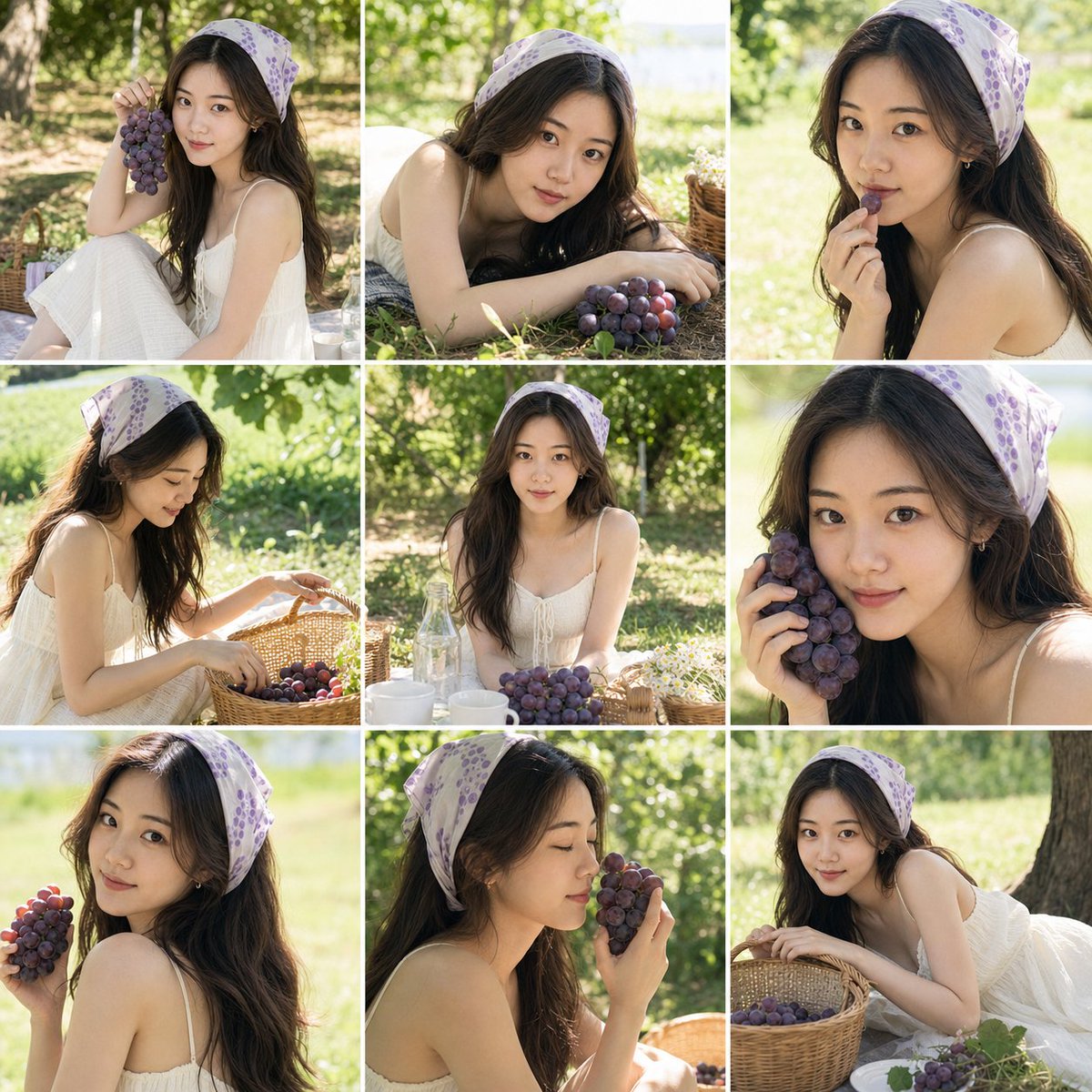 Summer Grape Girl Photo Series preview image