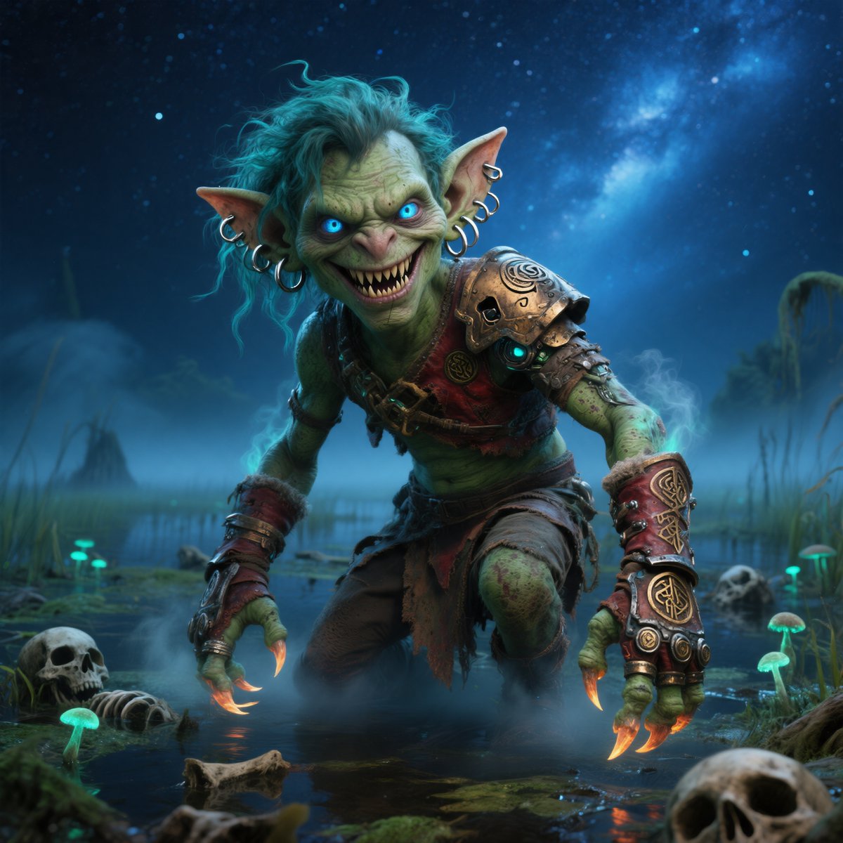 Moonlit Swamp Goblin Warrior preview image
