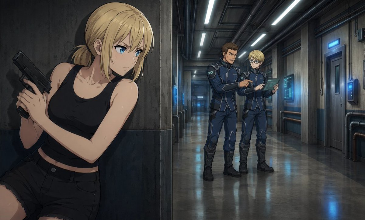 Sci-Fi Corridor Stealth Ambush preview image