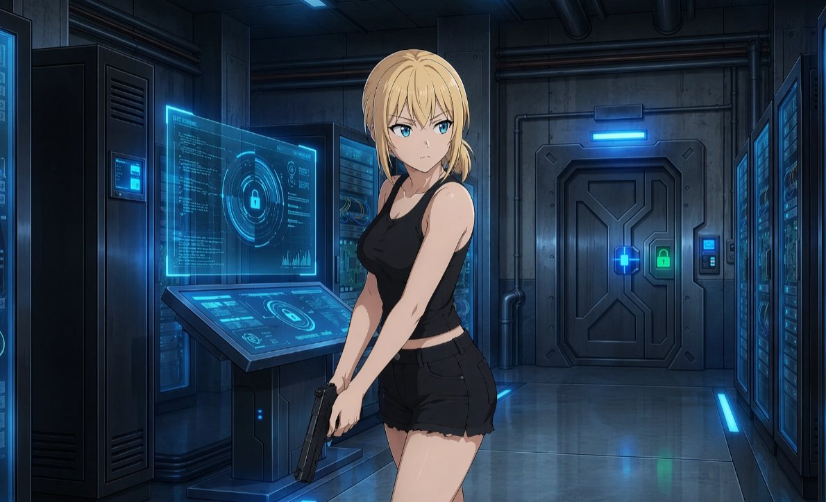 Faceless Cyberpunk Infiltrator preview image