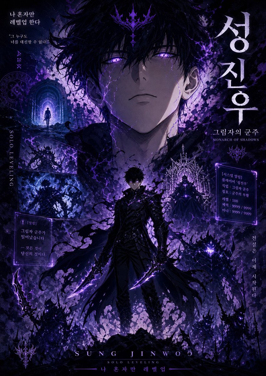 Shadow Monarch Manhwa Cover preview image