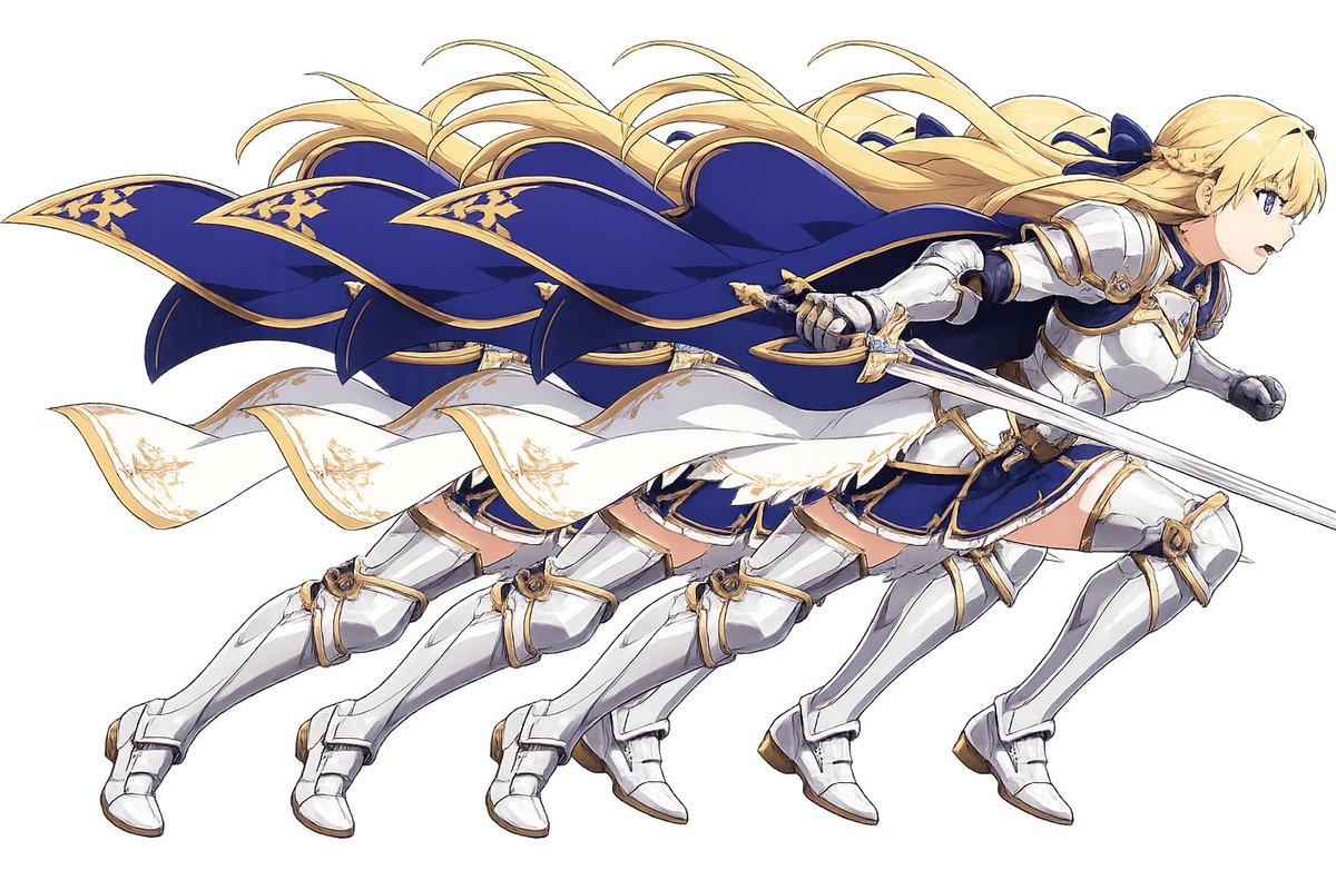 Overlapping Anime Knight Motion Trail preview image