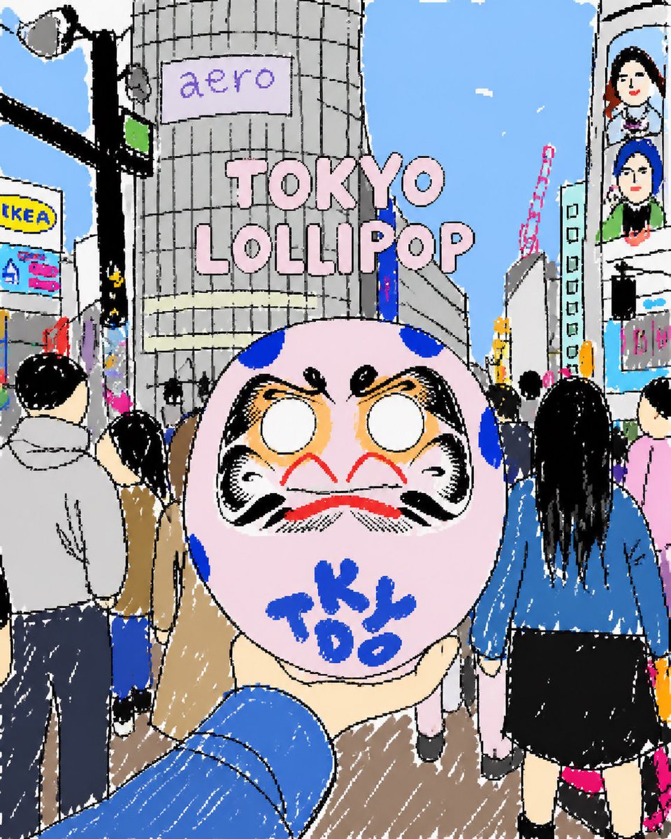 Tokyo Lollipop Street Sketch preview image