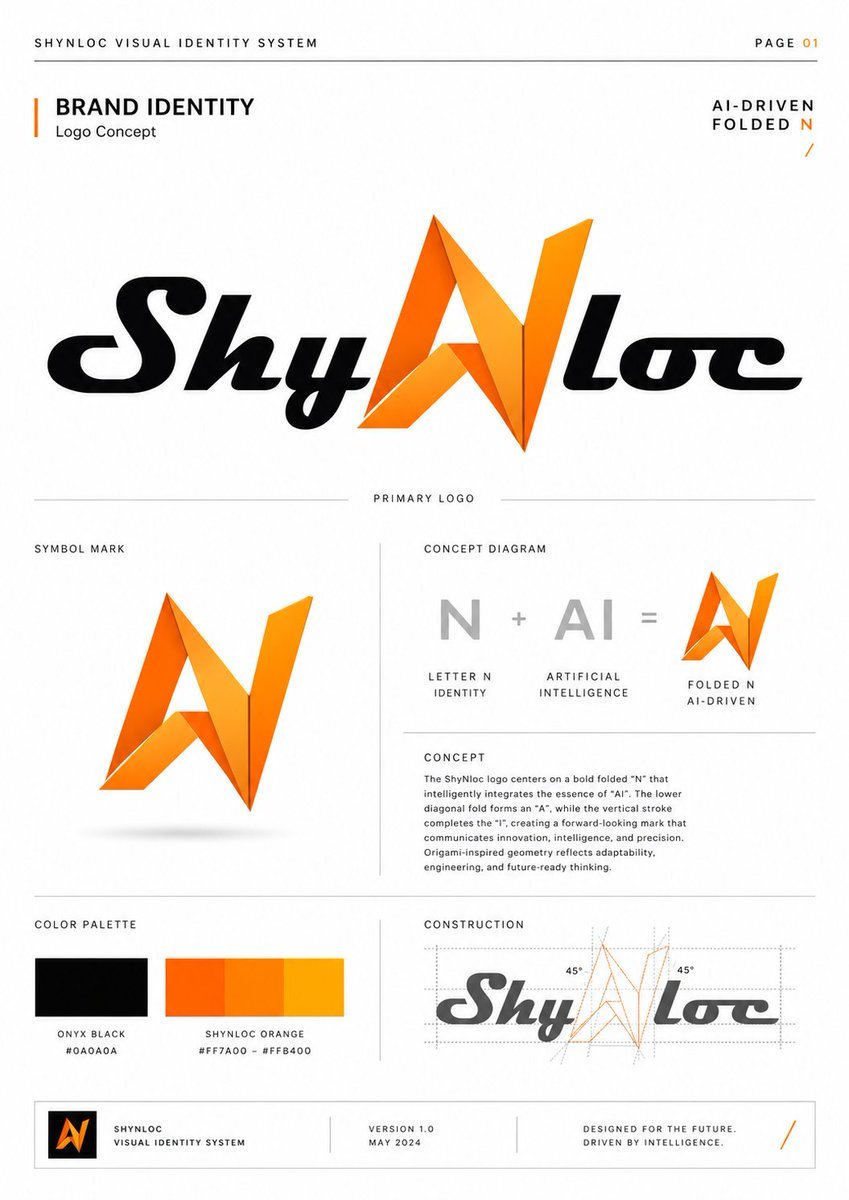 Shynloc Brand Identity Sheet preview image