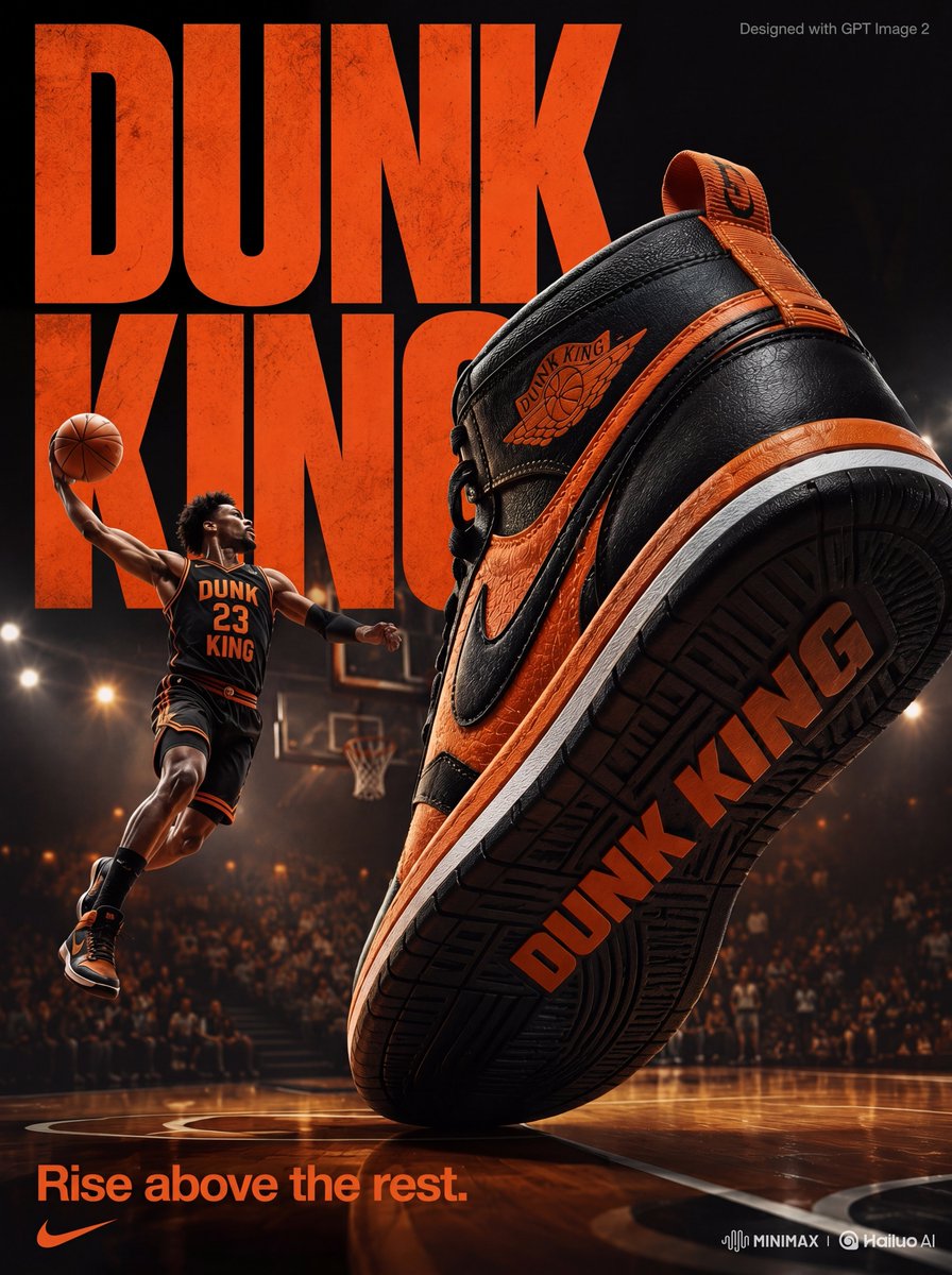 High-Energy Sneaker Ad Poster preview image