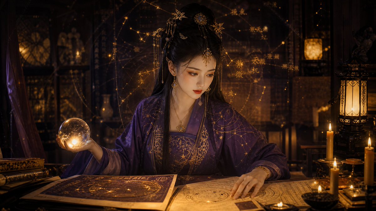 Classical Candlelight Hanfu Diviner preview image