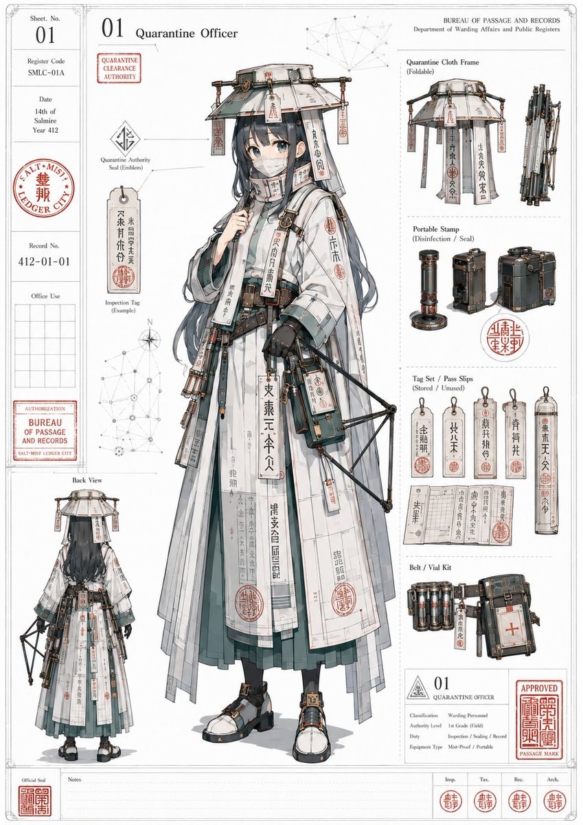 Quarantine Officer Dossier Sheet preview image