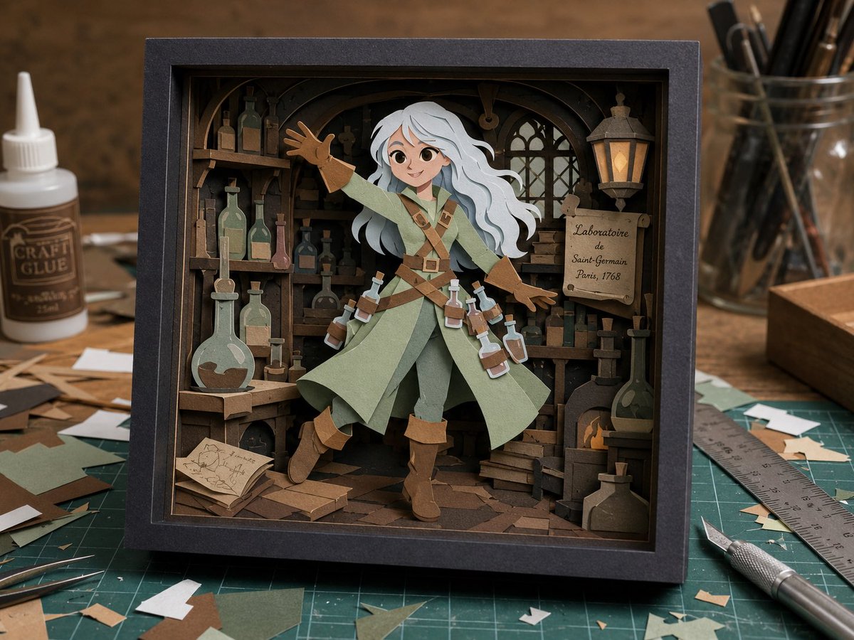 Layered Alchemist Shadow Box preview image