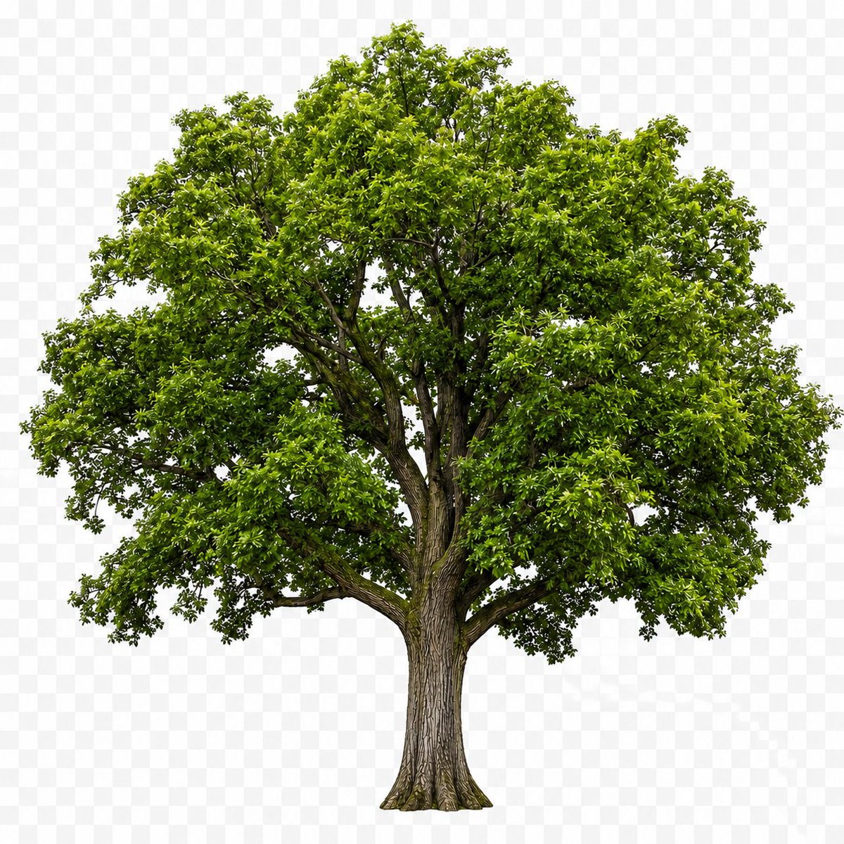 Isolated Tree on Checkerboard preview image