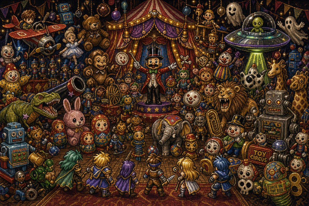Toy Circus JRPG Battle preview image