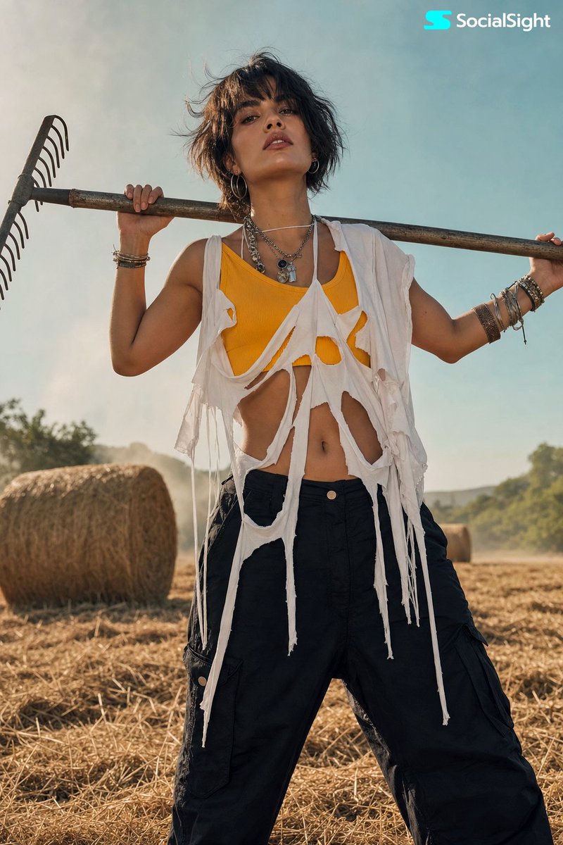 Rural Fashion Editorial Portrait preview image
