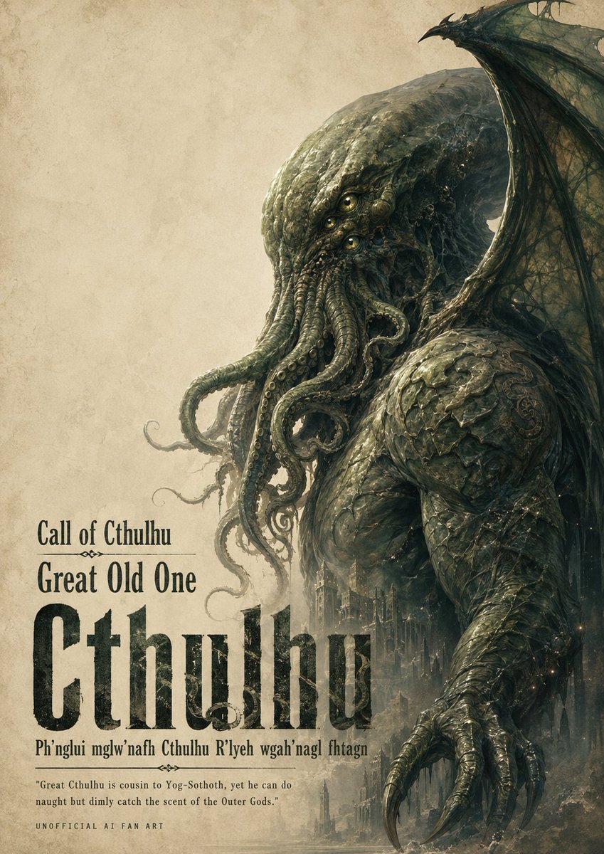 Great Cthulhu Portrait preview image