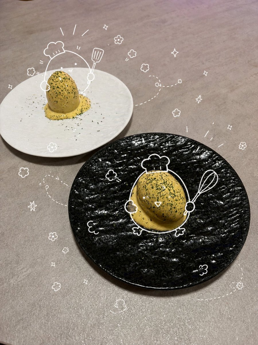 Playful Oeuf Mayo Food Photo preview image