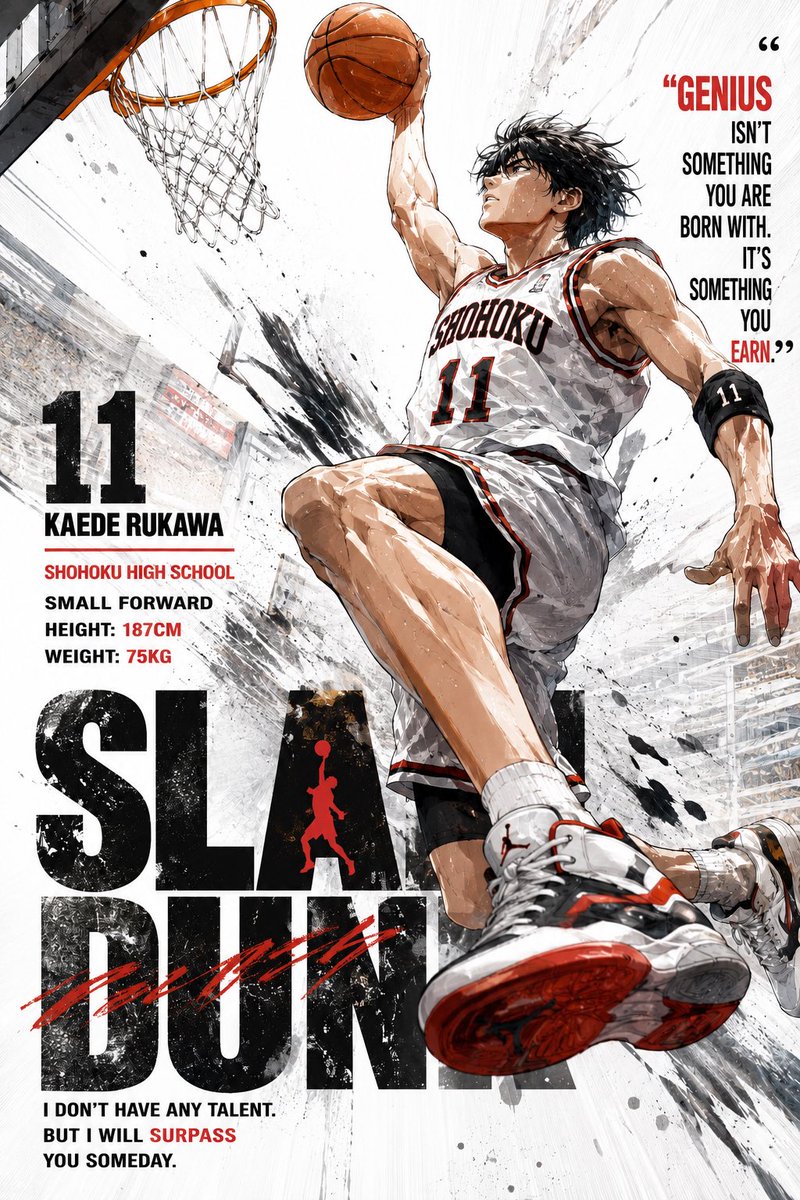 Anime Style Basketball Athlete Poster preview image