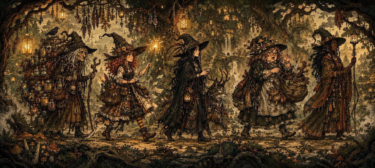 Witchcore Forest Procession preview image