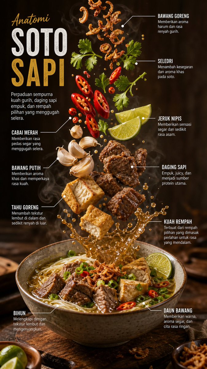 Editorial Food Infographic Poster preview image