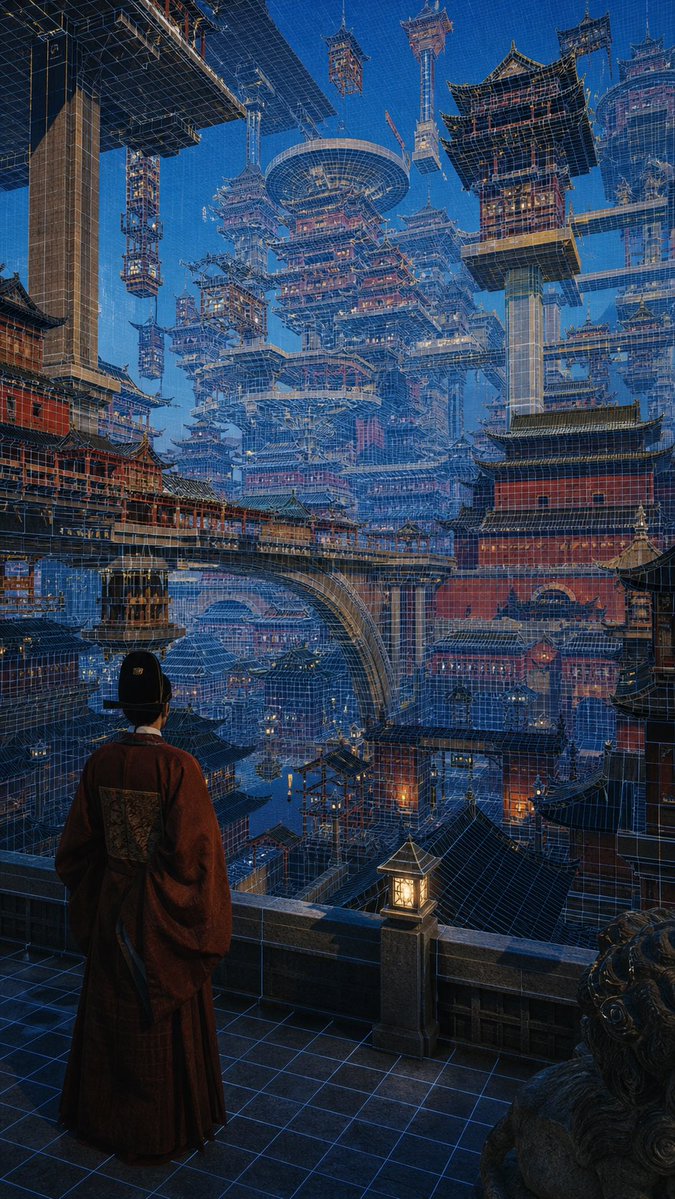 Cyber Imperial Floating Palace City preview image
