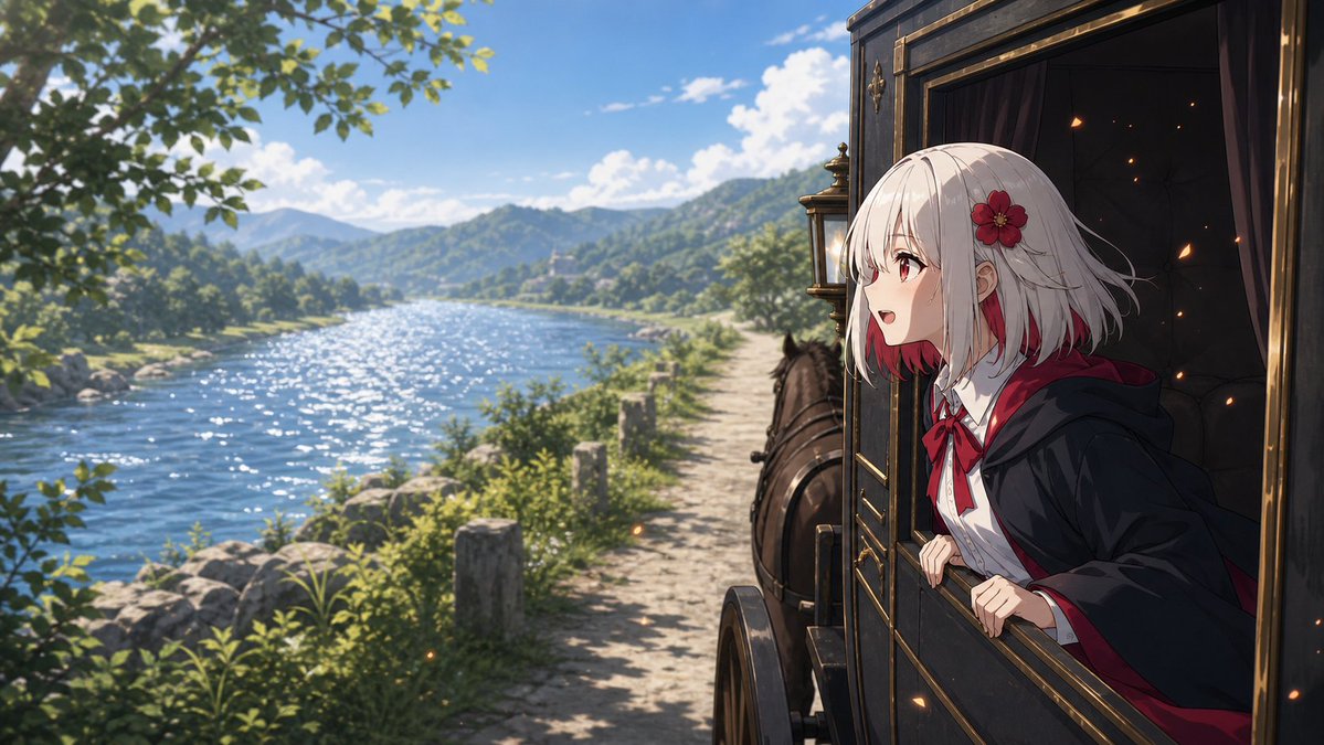 Scarlet Mage Riverside Carriage Journey preview image